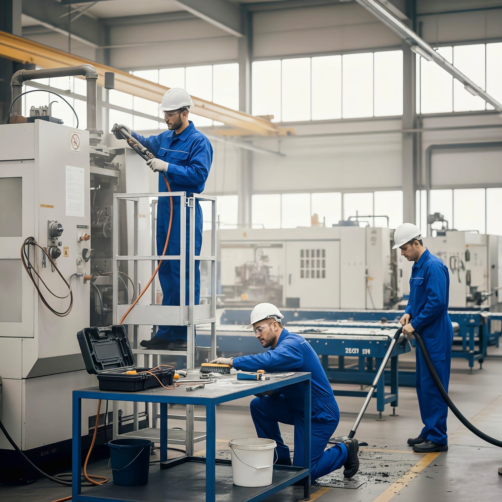 Industrial Machinery Cleaning